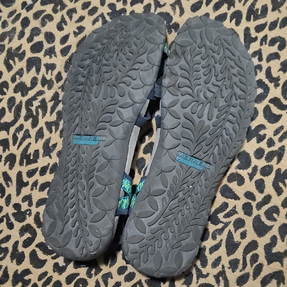 Merrell Blue and Green Performance Sandals Women's Size 11 - Picture 3 of 8